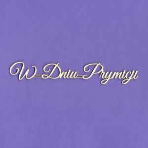 Tekturka Crafty Moly Napis G4 - W dniu Prymicji